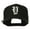 Black, variant on Old English Y Embroidered Cap - Natural Black OSFM