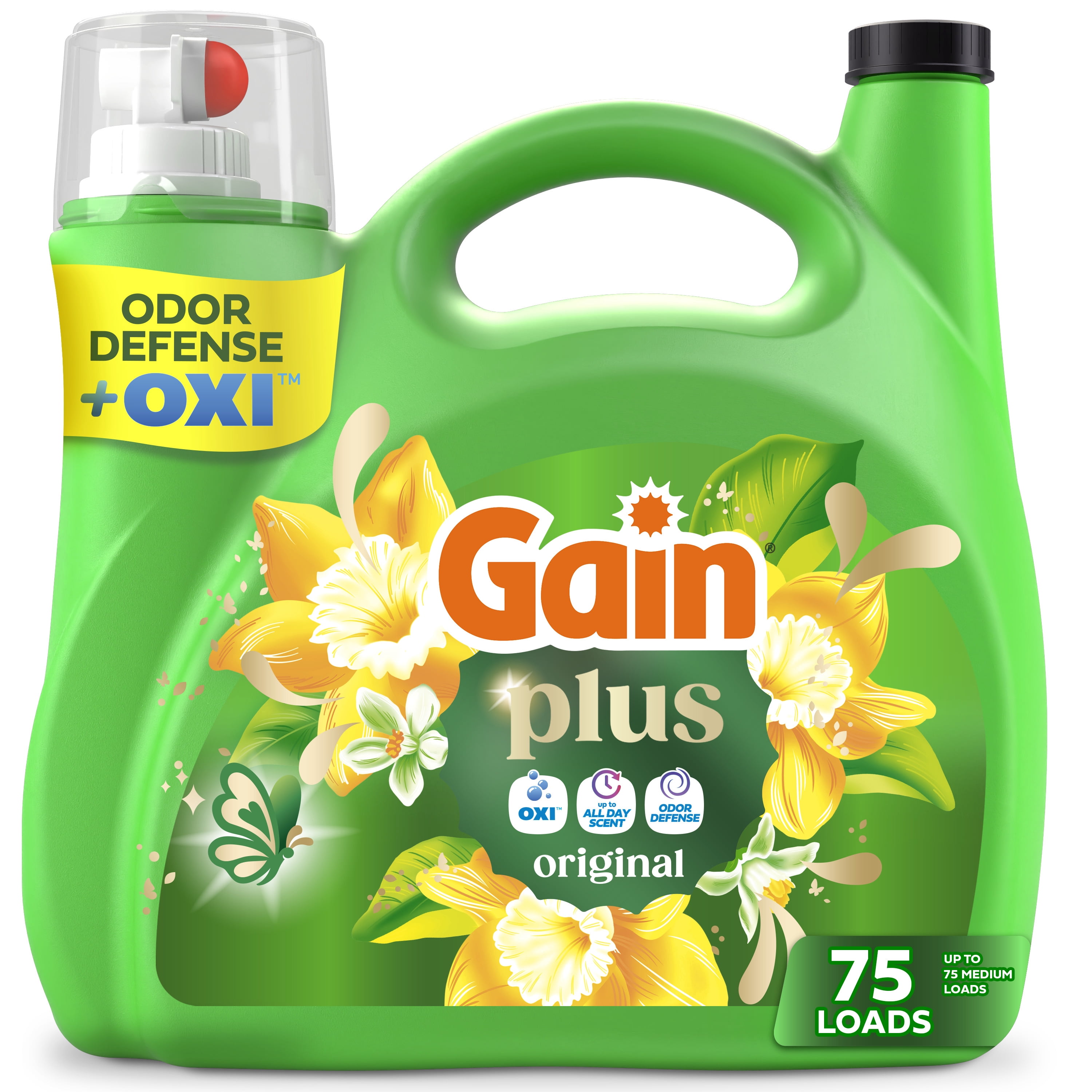 Gain Ultimate Clean Laundry Bundle with Gain Plus Original Liquid, Gain Original Beads, and Gain Original Sheets