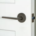 thumbnail image 2 of Viaggio Clomlnbrz_Prv_238_Rh Motivo Right Handed Solid Brass Privacy Door Lever Set -, 2 of 7