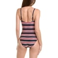 thumbnail image 2 of La Blanca Women's Standard Lingerie One Piece Swimsuit 4, Indigo Sailor Stripe, 2 of 2