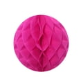 thumbnail image 2 of Wrapables® 8" Set of 4 Tissue Honeycomb Ball Party Decorations for Weddings, Birthday Parties, Baby Showers, and Nursery Décor, Hot Pink, 2 of 3