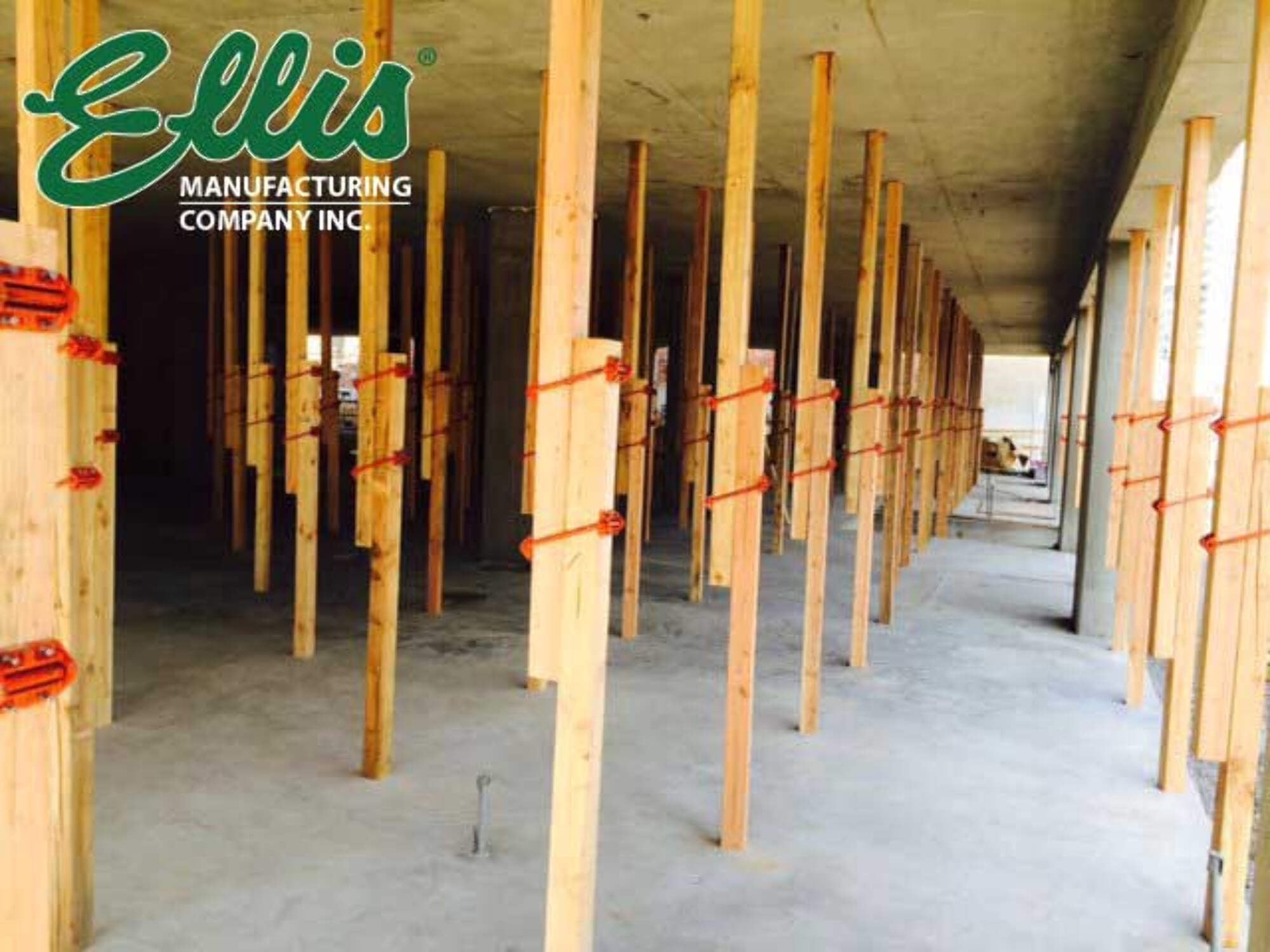 Ellis Manufacturing  - Shore Clamps - 4x6 Nominal Lumber Size - Adjustable Support