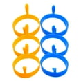 thumbnail image 5 of Pancake Molds Silicone Round Shape For Making Omelettes Home Use 6Pcs, 5 of 5