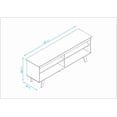 thumbnail image 4 of Mesa para TV - Rack Midtown Concept 60" Centro de entretenimiento blanco Midtown Concept Rack - TV Stand White, 4 of 5