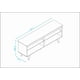 thumbnail image 4 of Mesa para TV - Rack Midtown Concept 60" Centro de entretenimiento blanco Midtown Concept Rack - TV Stand White, 4 of 5