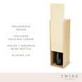 thumbnail image 3 of Twine Magnum Wine Gift Box 1-Bottle Wooden Wine Box, Holiday, Wedding Gifts, 3 of 7
