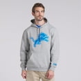thumbnail image 4 of Men's Fanatics  Heather Gray Detroit Lions Legacy Fleece Pullover Hoodie, 4 of 7