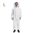 thumbnail image 1 of Kenally Traje de apicultura súper grueso, velo de esgrima plegable, mono de talla L, traje de protección de abejas, delantal con cremallera frontal Jardín y Patio Numero 3 Kenally TO005288-03, 1 of 4