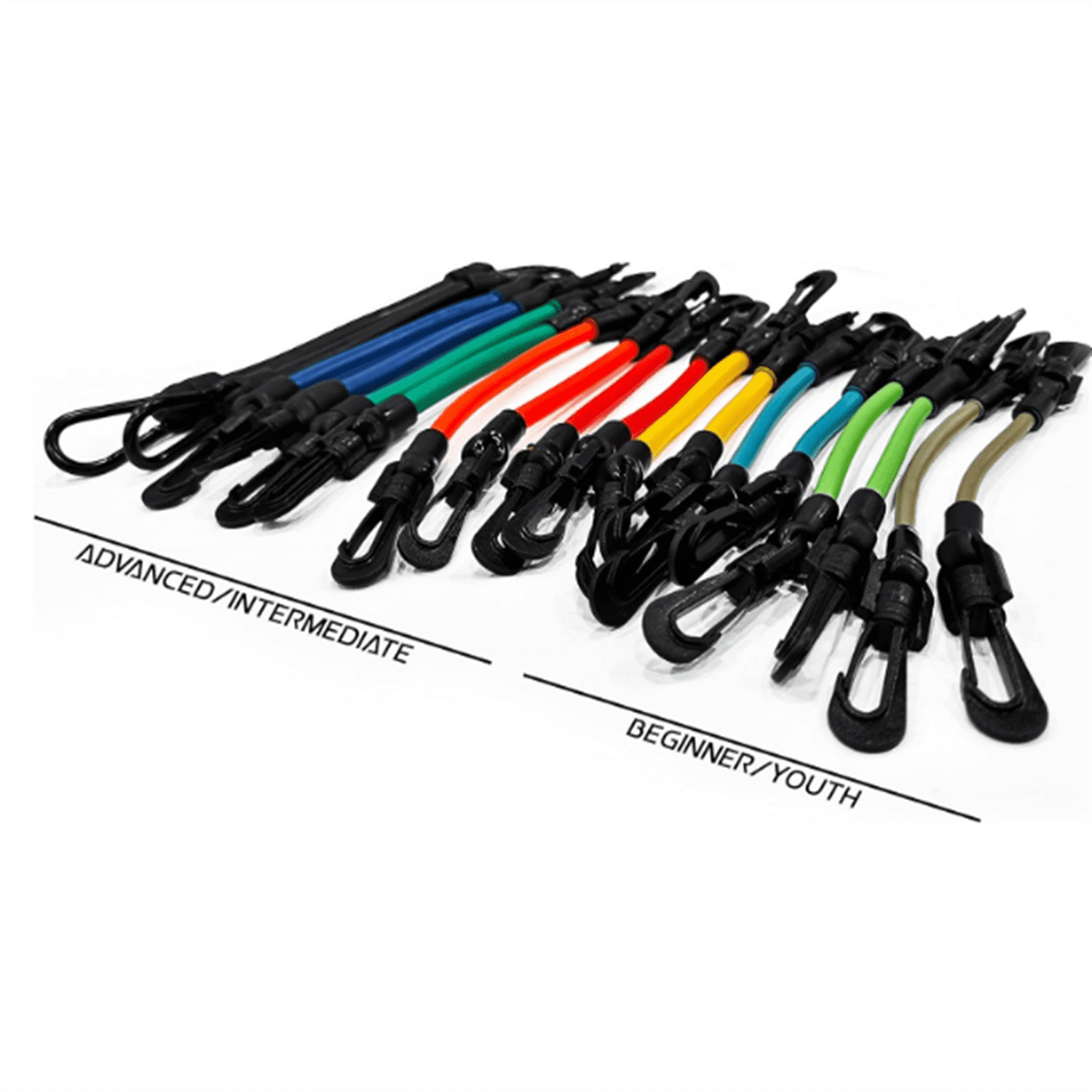 Speed and Strength Leg Resistance Bands | Includes Speed 101 and Agility FX Digital Training Programs - Sizes for Youth, Intermediate, and Advanced Athletes