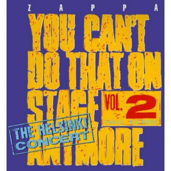 Frank Zappa - You Can't Do That On Stage Anymore 2 - Music & Performance - CD