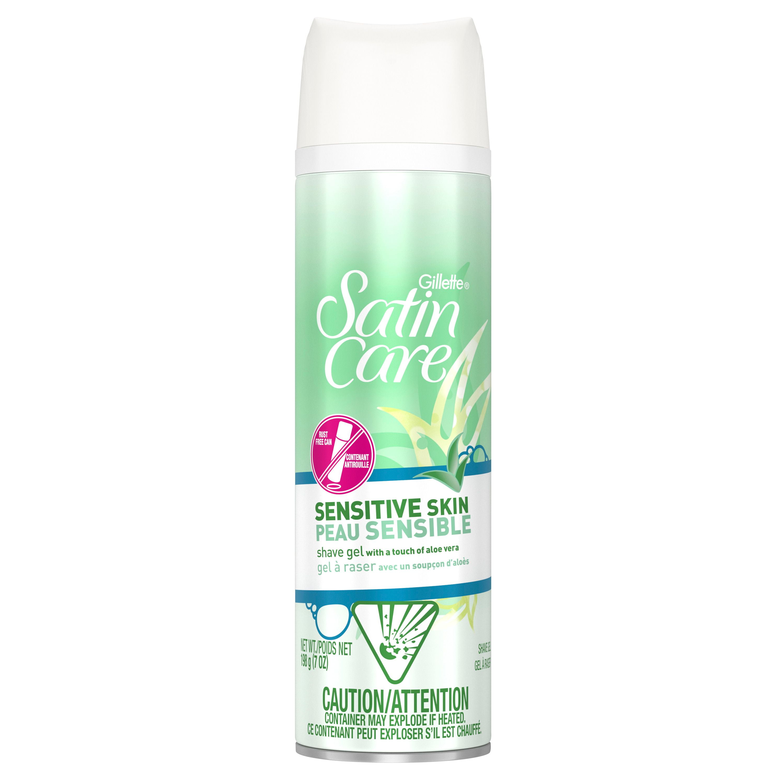 Gillette Venus Satin Care Sensitive Skin Shave Gel, Shaving Cream for women, with aloe