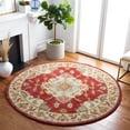 thumbnail image 2 of SAFAVIEH Antiquity Christopher Oriental Area Rug, Red/Grey, 6' x 6' Round, 2 of 7