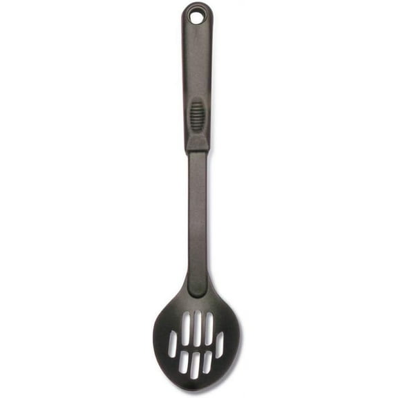 Norpro Slotted Cooking Spoon Nylon - Non-Stick, Black - 12 Inch