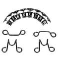 thumbnail image 1 of Adjustable Waist Buckle Detachable Adjustable Waist Button Pins Extender Set For Jean Skirts Pants Collars Black, 1 of 8