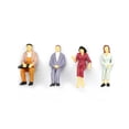 thumbnail image 3 of 200 Pcs Figurines Debout Deux Figurines Assis Modèle Ensemble de Construction, 3 of 9