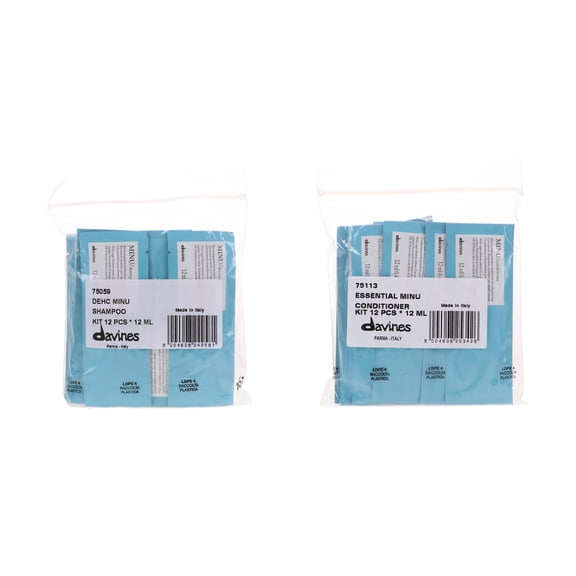 Davines MINU Shampoo & Conditioner Essential Sachet Combo Pack