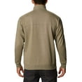 thumbnail image 2 of Columbia Mens Hart Mountain II Half Zip Jacket Medium Stone Green Heather, 2 of 5