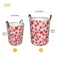 Cauagu Hand Drawn Strawberry for Laundry Basket,Collapsible Organizer