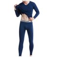 thumbnail image 1 of Men's Thermal Underwear Set Stretch Slim Fit Reversible Base Layer for Cold Weather Comfort and Warmth, 1 of 4