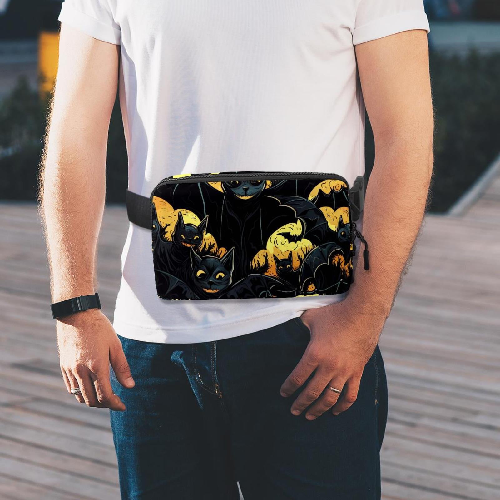 Halloween bats Lightweight Adjustable Waist Pack with Extension Strap - Unisex Running Belt Fanny Pack