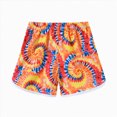 thumbnail image 5 of Kaprioy Elastic Waist Short Pants for Kids Toddler Girls Cartoon Floral Printed Sport Shorts Summer Beach Shorts, 5 of 6