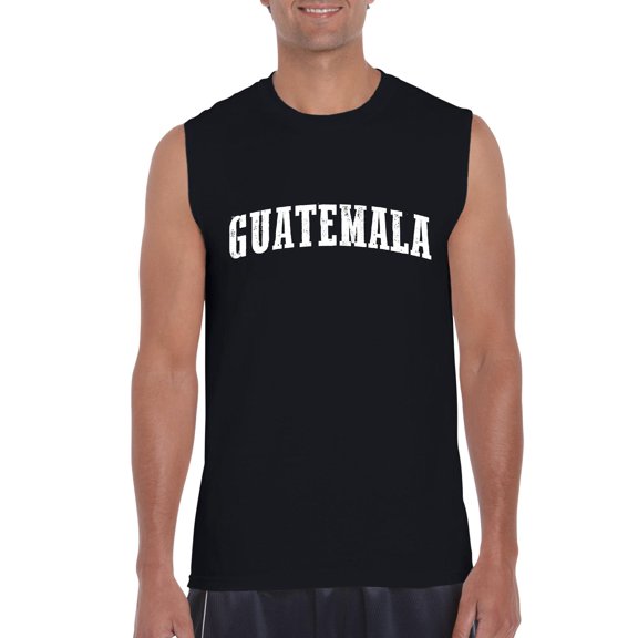 NIB - Men's Graphic T-Shirt Sleeveless - Guatemala