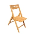 thumbnail image 2 of 9-Piece Teak Dining Set: 117" Rectangle Extendable Table + 8 Surf Folding Armless Chairs, 2 of 10