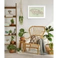 thumbnail image 3 of Art.com Map of Jamaica Photographic Print, White Frame Wall Art, 44" x 32", 3 of 4
