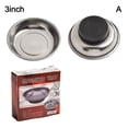 thumbnail image 1 of Bgsha Plateau Magnétique Rond 3 Pouces/4 Pouces/6 Pouces pour Pièces Bol en Acier Inoxydable pour Garage, 1 of 10