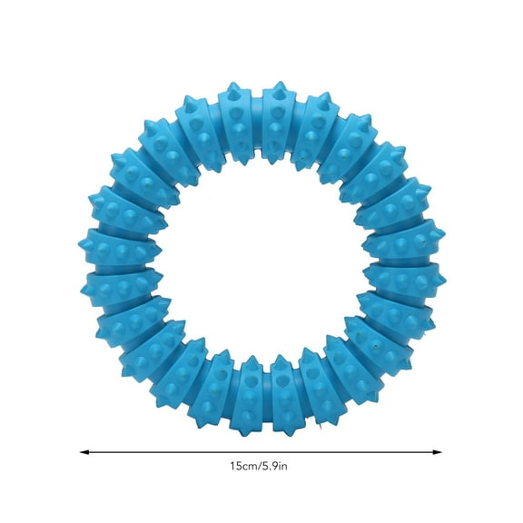 Dog Thorn Circle Ring Toy, Bite Resistant Rubber Dog Chew Toy Flexible  For Medium Large Dogs For Indoor