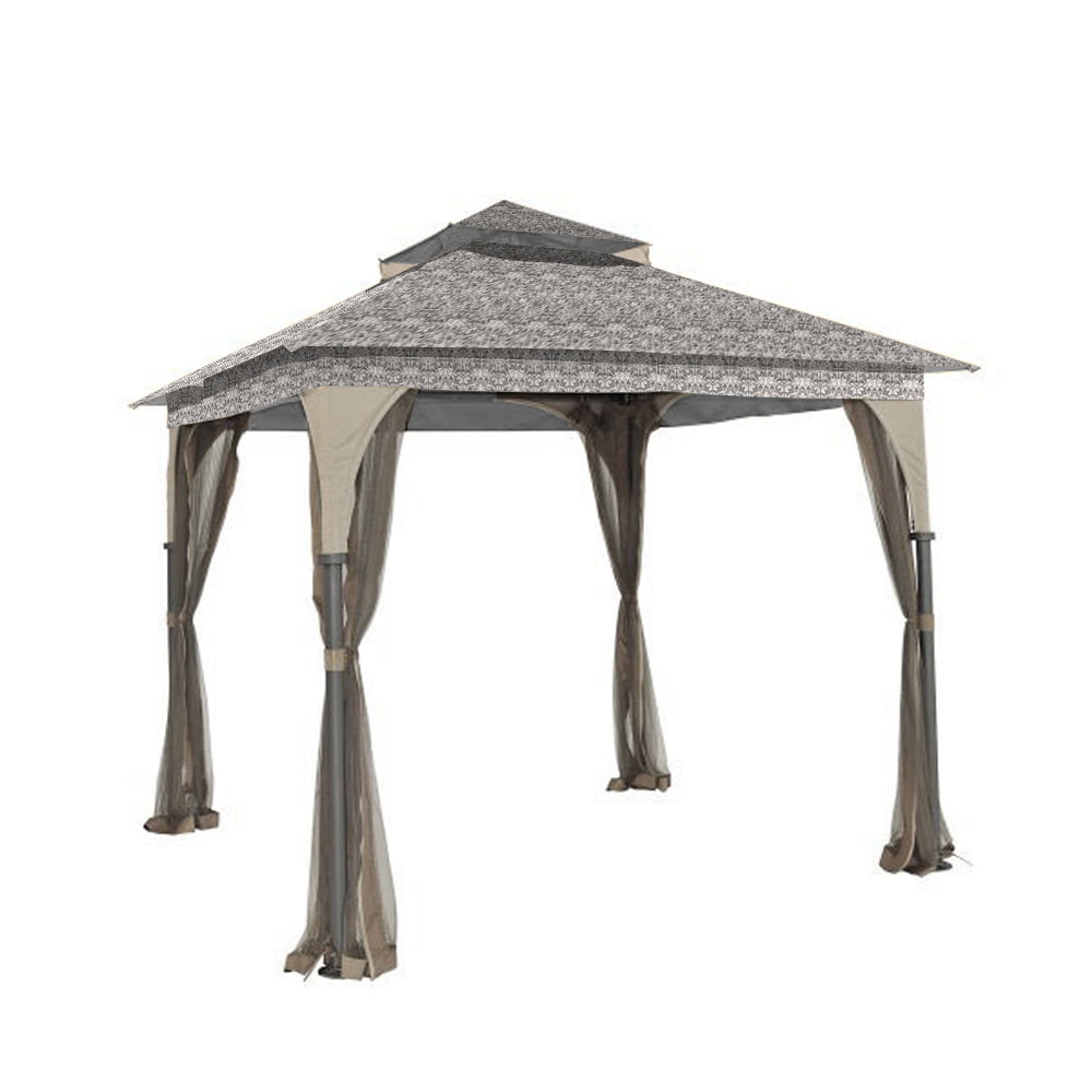 Garden Winds Replacement Canopy Top Cover for the Outdoor Patio 8x8 Gazebo Standard 350