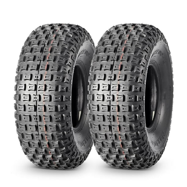 Set of 2 MaxAuto 20x78 ATV Tire Golf Cart Knobby Turf Tire 20x7x8 P322