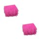 thumbnail image 1 of Bearachild Adorno de flecos de plumas de avestruz, decoración para manualidades y costura, 9-15cm, color rosa intenso Rosa profundo 2Conjunto, 1 of 6