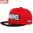 thumbnail image 1 of Gorras de béisbol con letras de Disney para niños, sombrero de ala plana de hip hop de anime marvel, gorras snapback bonitas de algodón para verano, sombrero para el sol para bebés, regalos para niños hola suerte  unisex, 1 of 2