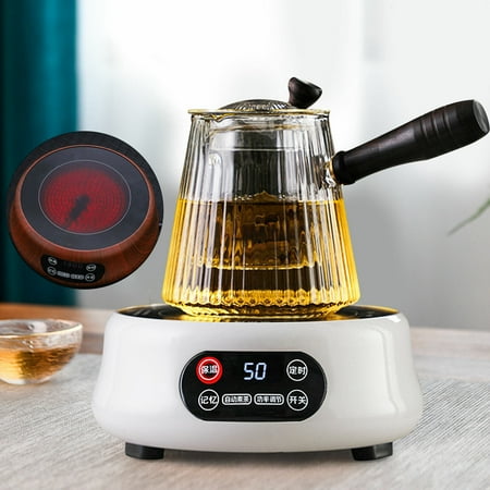 

Electric Mini Coffee Heater Milk Tea Mocha Heating Stove Hot Plate Cast Aluminum Mini Electric Stove Top Tea Pot Heater Hot Plate for Espresso Maker Mini Electric Heating Stove Hot Plate