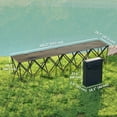 thumbnail image 3 of Outsunny Banc Pliant de Sport d'Équipe à 6 Places, Chaise-Banc Pliante, 3 of 10
