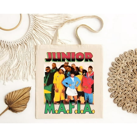 vintage Vintage Junior Mafia Get Money Tote Bag-TH18905