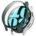 thumbnail image 1 of 44mm Durable PC Case with Tempered Glass Screen Protector for Samsung Watch 6, 1 of 3