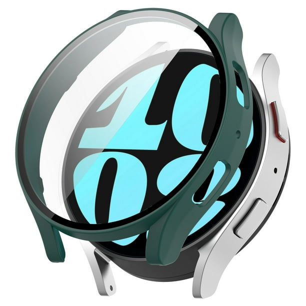 【44mm】PC duradero con protector de pantalla de vidrio templado integrado para Watch 6