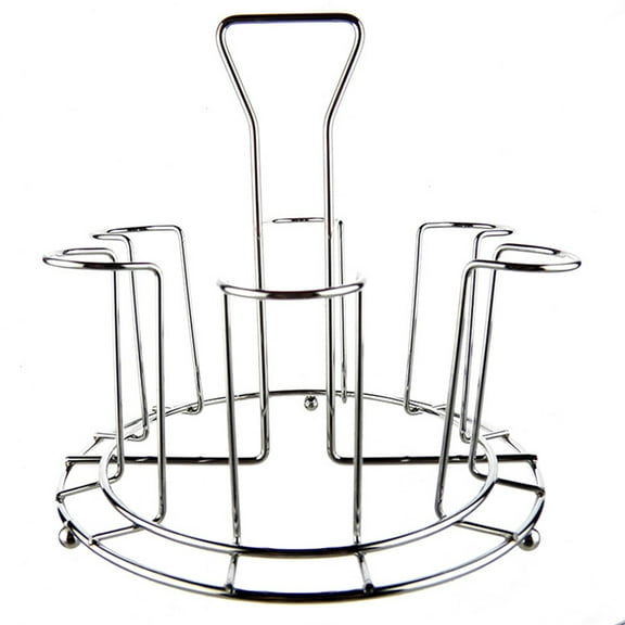 SPRING PARK Coffee Mug Holder, Stainless Steel Coffee Cup Holder Easy to Hang Beautiful Decoration Mug Rack Hooks