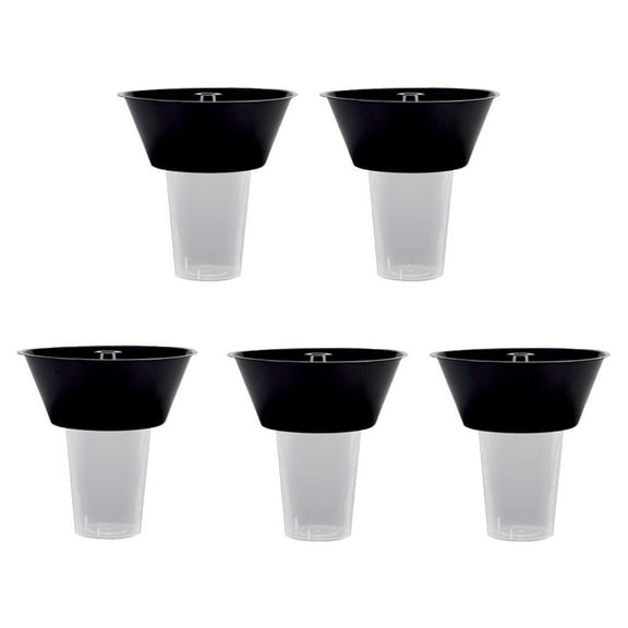 Yongwei Luxshiny 2-in-1 Snack & Drink Cups (5 Sets) - Takeaway Food & Beverage Tumbler