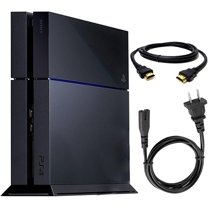 Sony PlayStation 4 (PS4) – 500 GB Jet Black Console ONLY (No