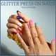 thumbnail image 3 of Press On Nails Teenitor, paquete de 24 unidades, cuadrados cortos, 576 unidades, con pegamento, 3 of 7