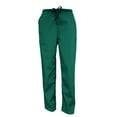 thumbnail image 4 of M&M SCRUBS Women Scrub Set V-Neck Medical Scrub Tops and Drawstring Pants - Pack of 2 Set (True Hunter Green, Small), 4 of 7