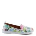 thumbnail image 5 of Spring Step Carraway Women's Leather Flats with Cushioned Footbed, Print, Detail, 5 of 7