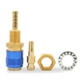 thumbnail image 3 of Riwesomey Adaptador de cobre de soldadura TIG de conector rápido refrigerado por aire con ajuste azul Type3 NO3 Riwesomey TO008389-01, 3 of 6