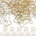 thumbnail image 1 of 50 Pcs Pinces à Papier Délicates Pinces Mémo Mignonnes Pinces à Documents Pinces à Papier en Métal, 1 of 9