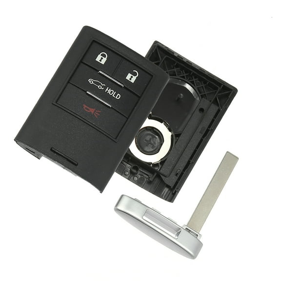 4 Button Key Fob Case Keyless Entry Remote Key Shell Cover for Cadillac XTS ATS 2013-2015 NBG009768T with Blade No Chip