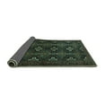 thumbnail image 2 of Ahgly Company Indoor Rectangle Persian Turquoise Blue Traditional Area Rugs, 5' x 7', 2 of 4