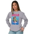 thumbnail image 5 of XOMG POP Music Fan Bella Cartoon Women's Long Sleeve T Shirt Brisco Brands X, 5 of 6